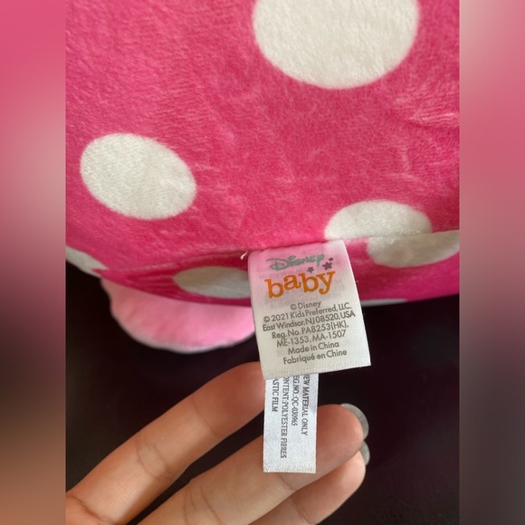 Stuffed Animal Plush Toy, Disney Baby Minnie Mouse, 20” Pink & black - Picture 7 of 13